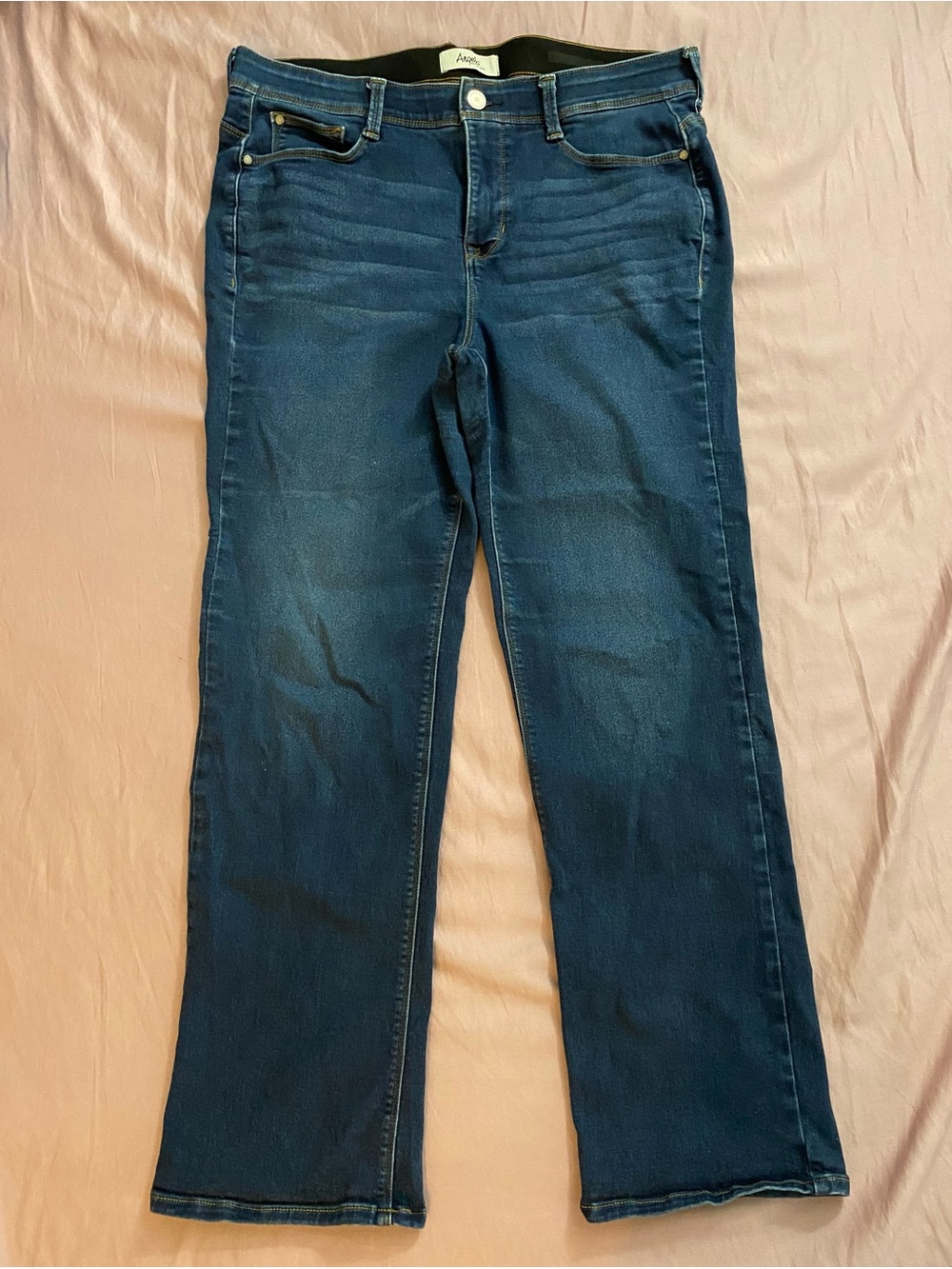 Angels Women’s Dark Blue Wide Leg Stretch Jeans